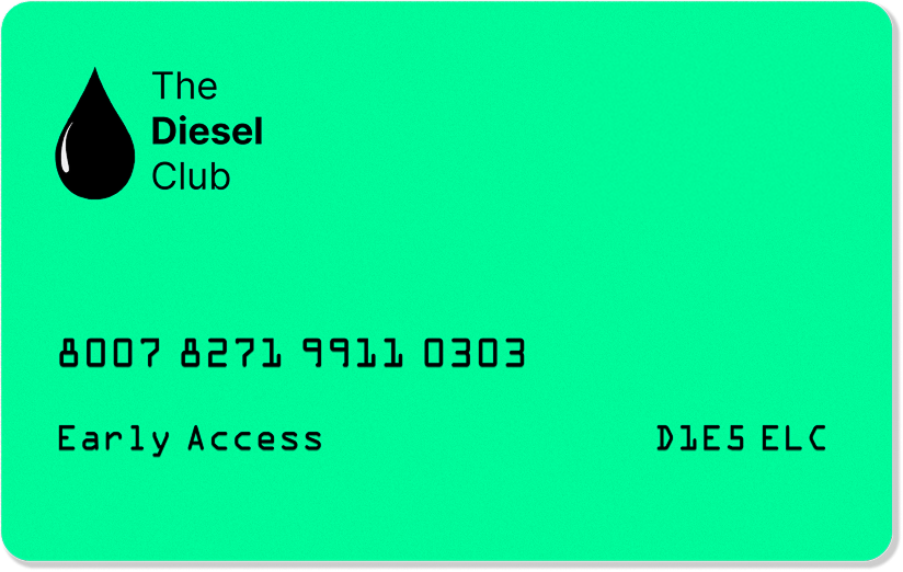 The Diesel Club Card